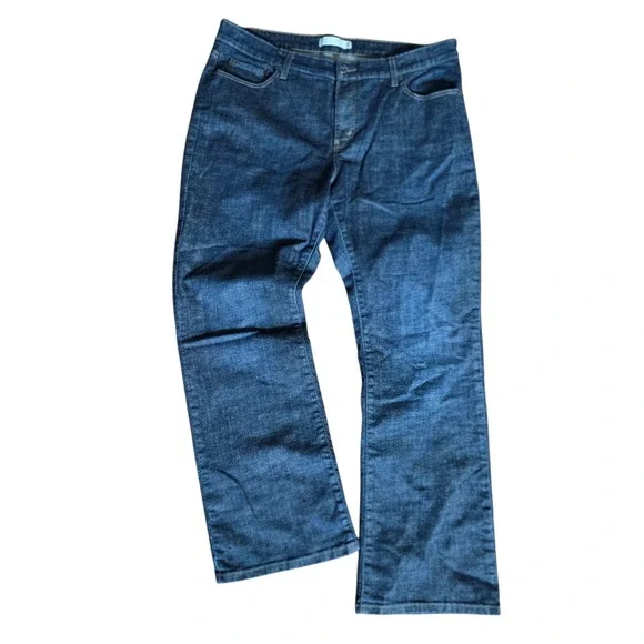 Levis 512 Perfectly Shaping Bootcut Jeans Womens 20W Medium Dark Wash Blue Denim - Picture 1 of 8